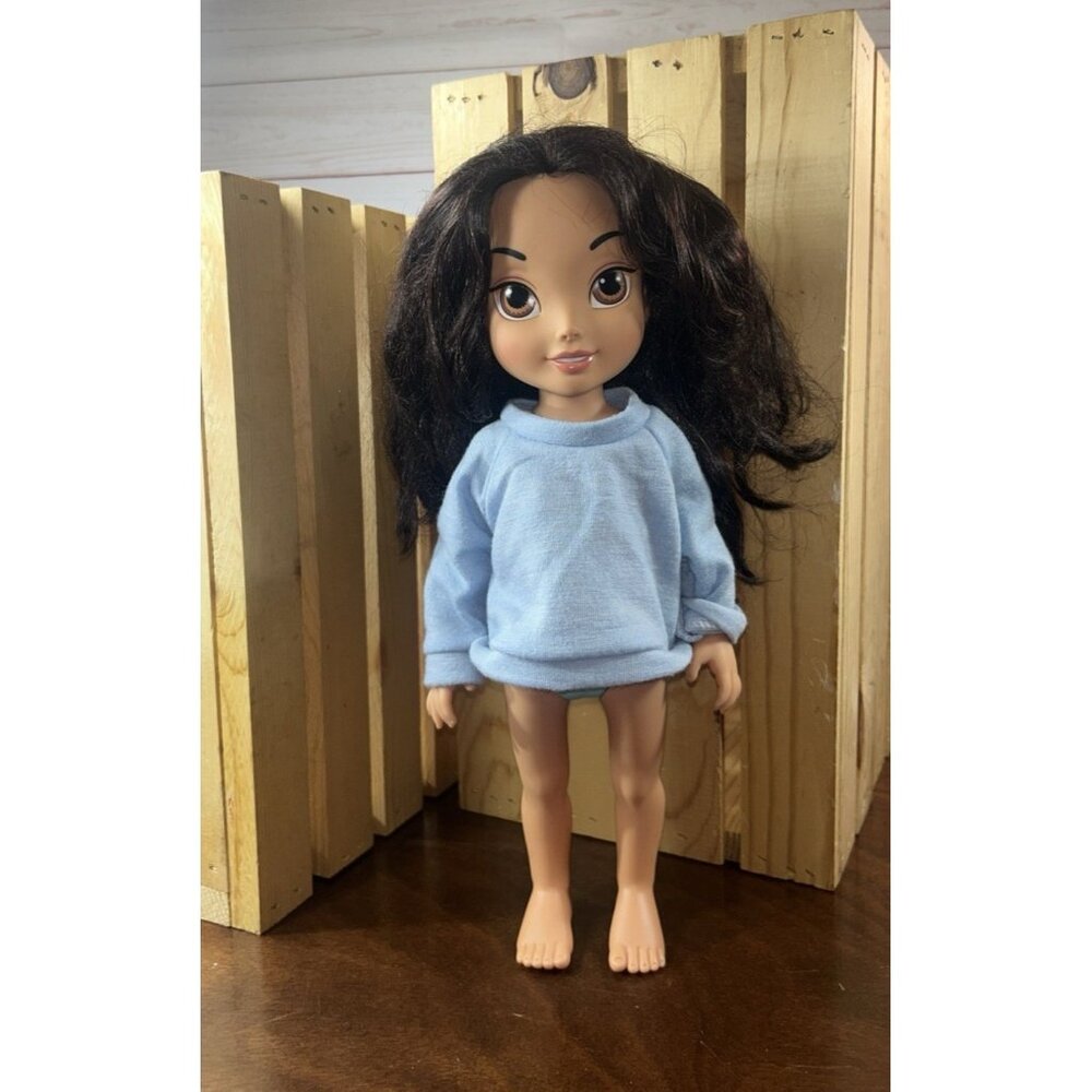 DISNEY PRINCESS TODDLER 15" JASMINE DOLL Toy No Original Clothes Or Shoes